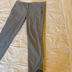 ✅Lulu lemon athletica Men's Light Gray Chinos/pants. Size 30